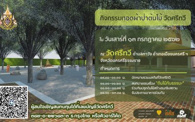 ทอดผ้าป่าต้นไม้ วัดศรีทวี (๑๓ ก.ค. ๒๕๖๒) Tod Phapa: Trees, Wat Sritawee (Jul 13, 2019)