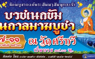 บวชเนกขัมในกาลมาฆบูชา (๗-๑๑ ก.พ. ๒๕๖๓) Nekkhamma Ordination in Magha Time (Feb 7-11, 2020)