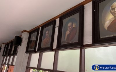 จัดทำและติดตั้งกรอบรูปสมเด็จพระสังฆราชแห่งกรุงรัตนโกสินทร์ทั้ง ๒๐ พระองค์ (๑๓ ต.ค. ๒๕๖๕) Making and Installing Picture Frames of the 20 Supreme Patriarches of Rattanakosin (Oct 13, 2022)